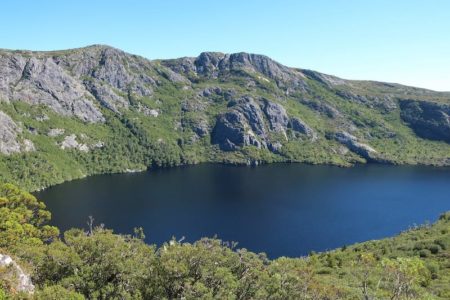 crater lake overland track tasmania