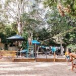 people playing Volleyball at nomads backpackers noosa